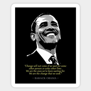 Barack Obama Quote Sticker